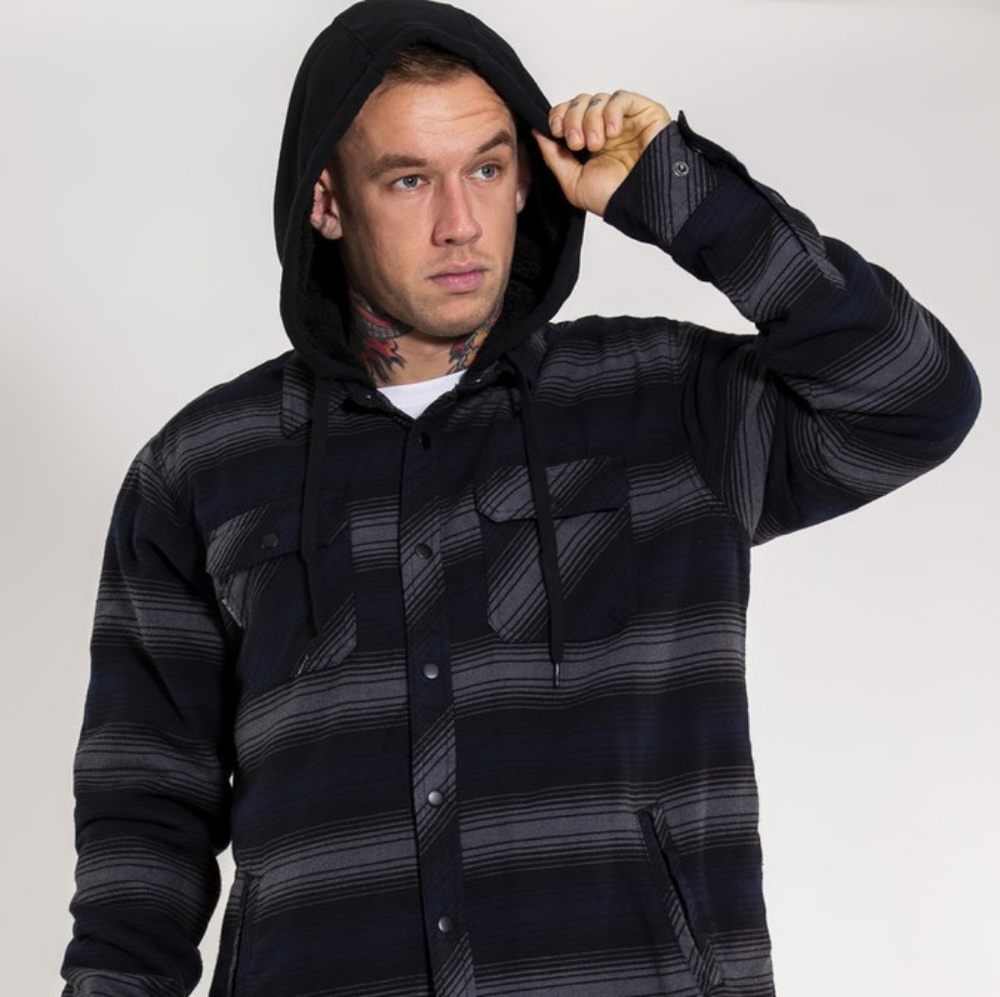 Metal Mulisha Men's Combat Sherpa Flannel Jackets